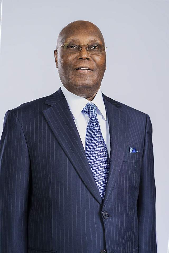 Atiku Abubakar in a suit