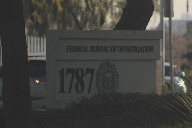 FBI office sign