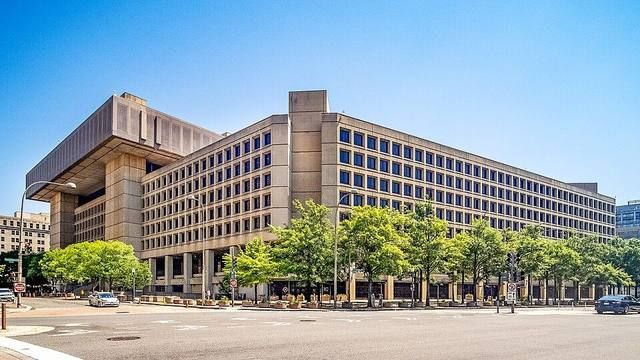 FBI headquarters, the J. Edgar Hoover Building, in Washington
