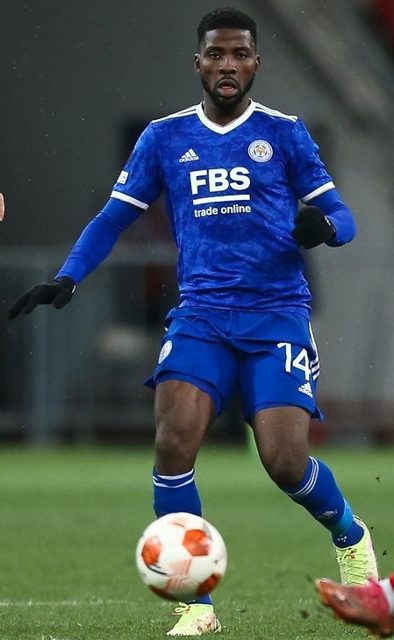 Kelechi Iheanacho playing football