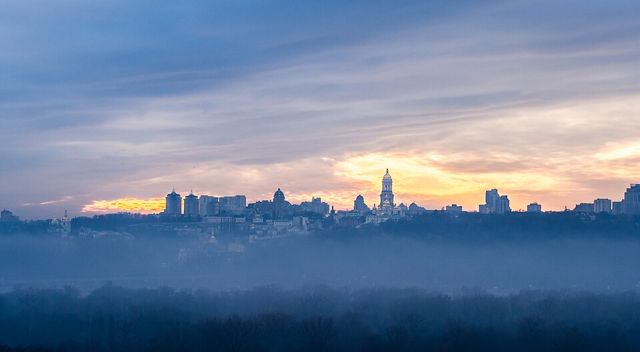 Kyiv skyline