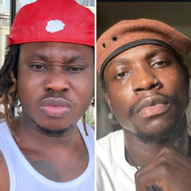 Zlatan Ibile and VeryDarkMan side by side